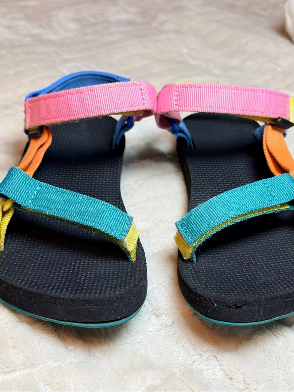Teva Original Universal Kids 4 90s Multi Sport Sandals Colorblock - Picture 14 of 15